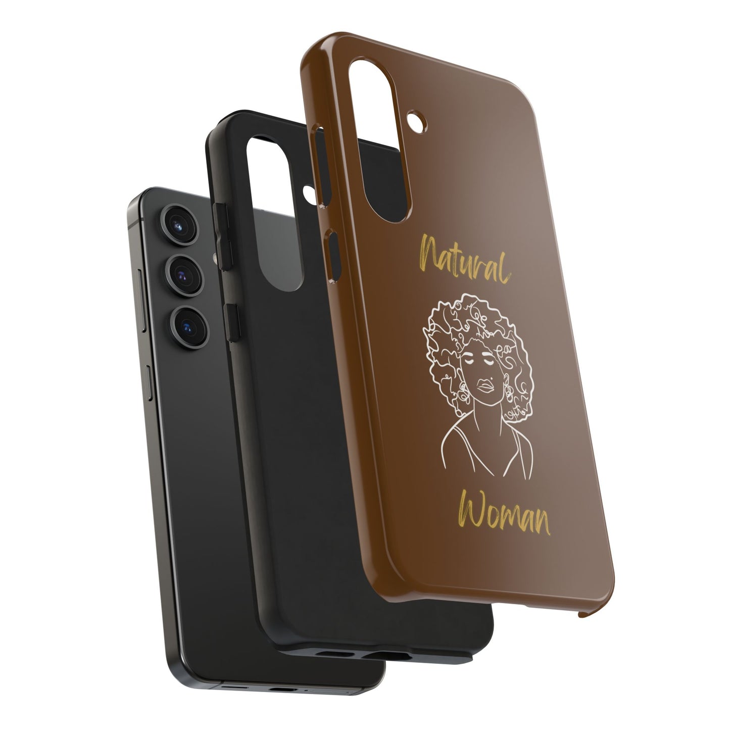 Natural Woman All About Me (WL)Tough Phone Cases BROWN