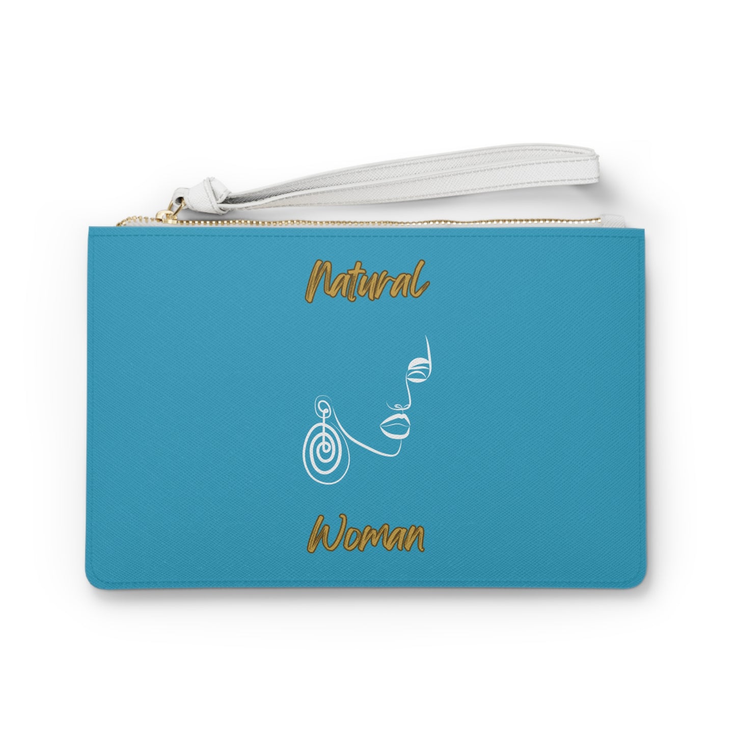 Natural Woman Music In My Soul (WL) Clutch Bag TURQUOISE