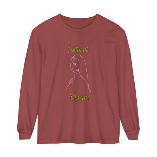 Natural Woman Covered Eye (WL) Long Sleeve T-Shirt