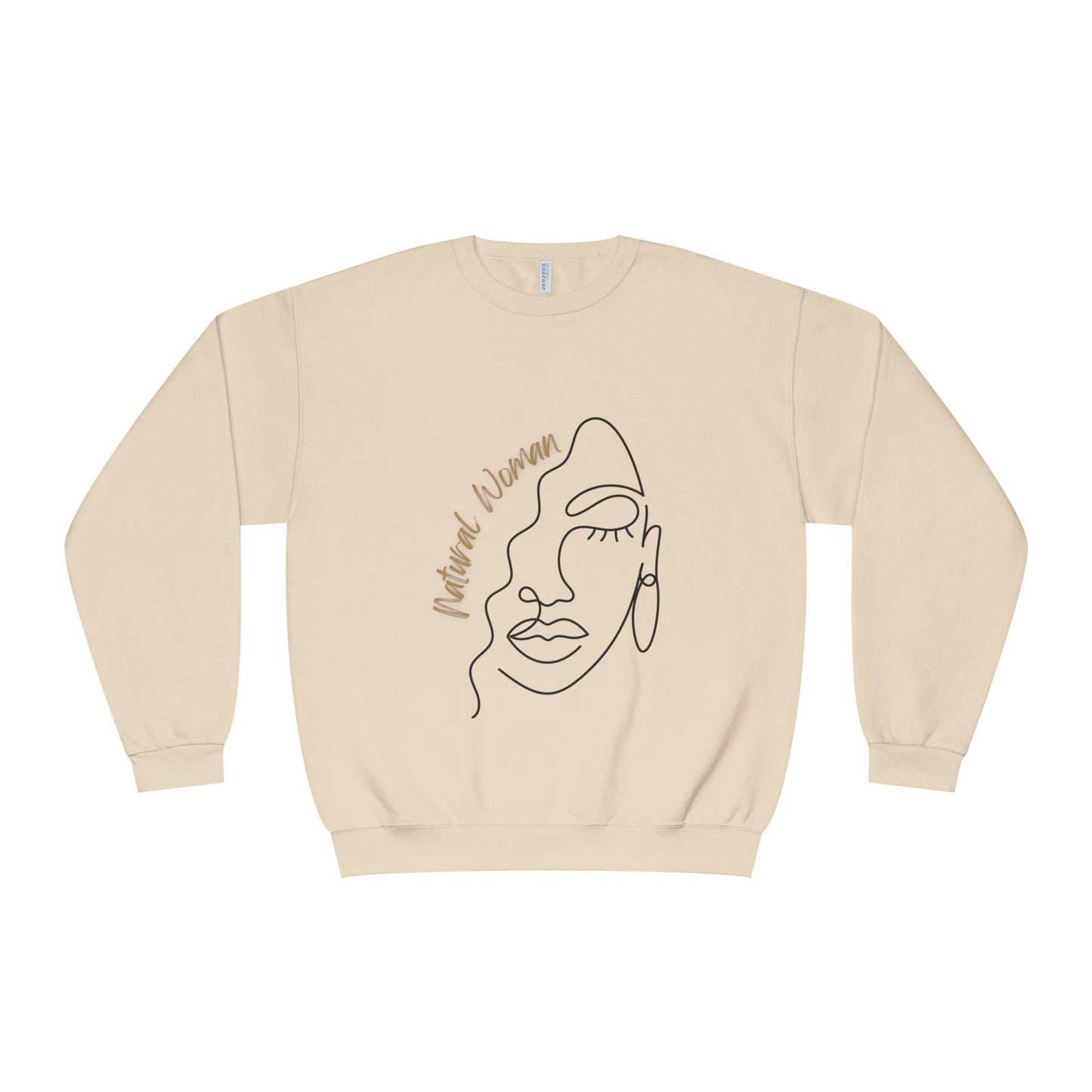 Natural Woman Half Face (BL) Crewneck Sweatshirt