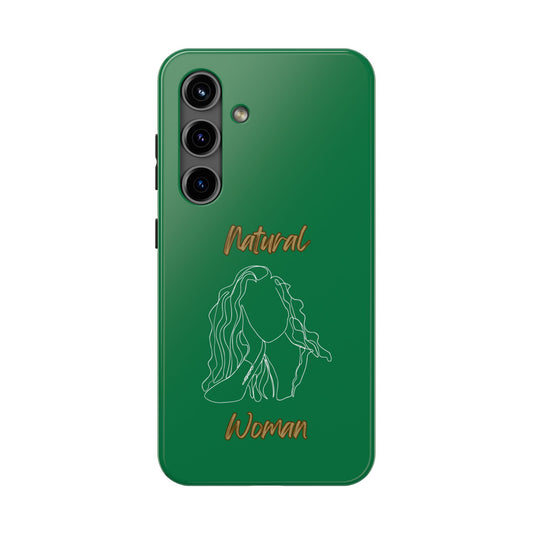 Natural Woman Relaxed (WL) Tough Phone Cases DARK GREEN
