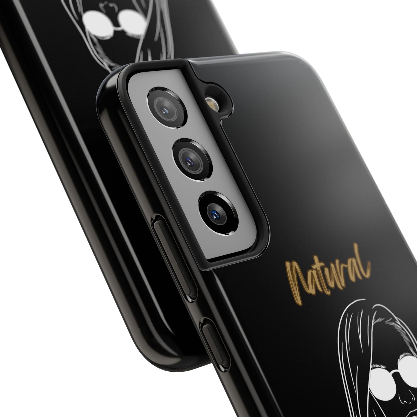 Natural Woman Shades (WL)Tough Phone Cases BLACK