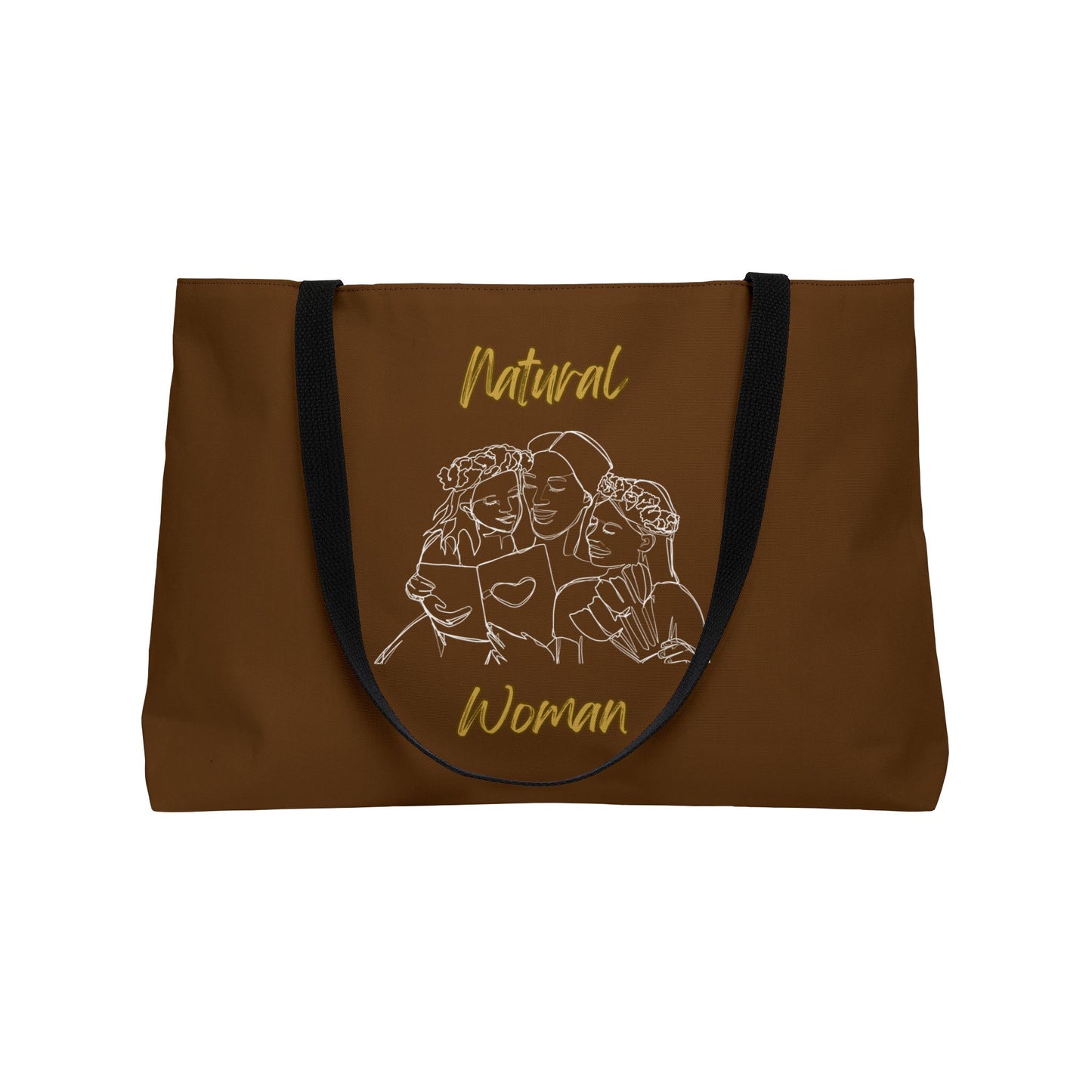 Natural Woman Me & My Girls (WL) Weekender Tote Bag BROWN