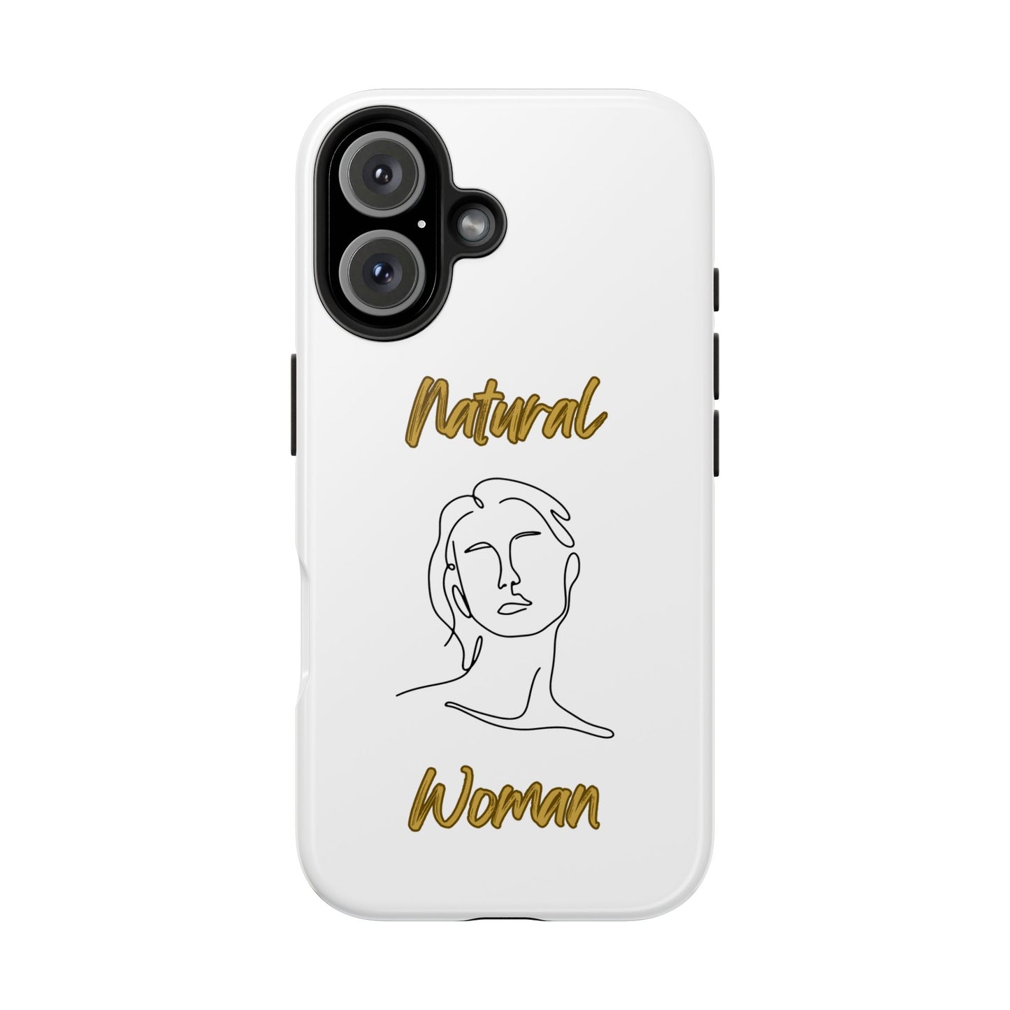 Natural Woman Hello (BL)Tough Phone Cases WHITE
