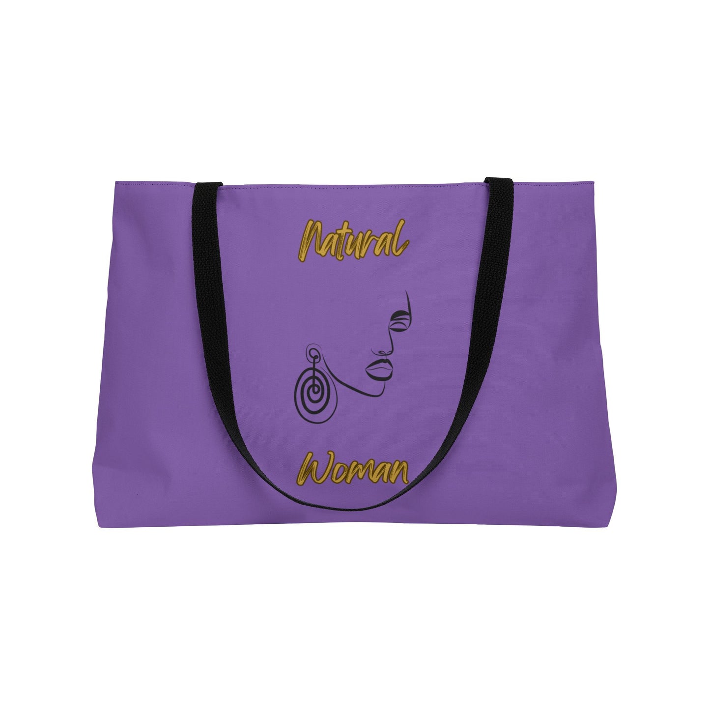 Natural Woman Music In My Soul (BL) Weekender Tote Bag LIGHT PURPLE
