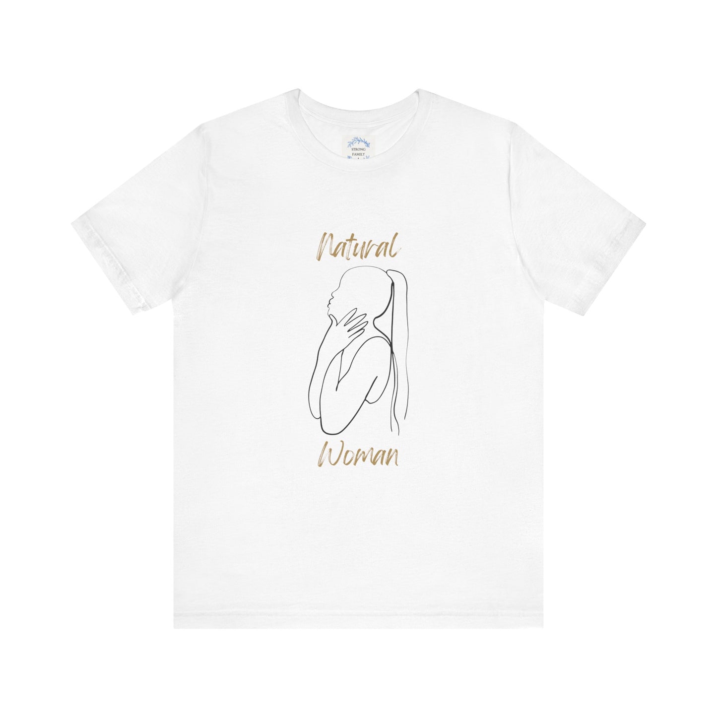 Natural Woman Ponytail (BL) Short Sleeve T-Shirt
