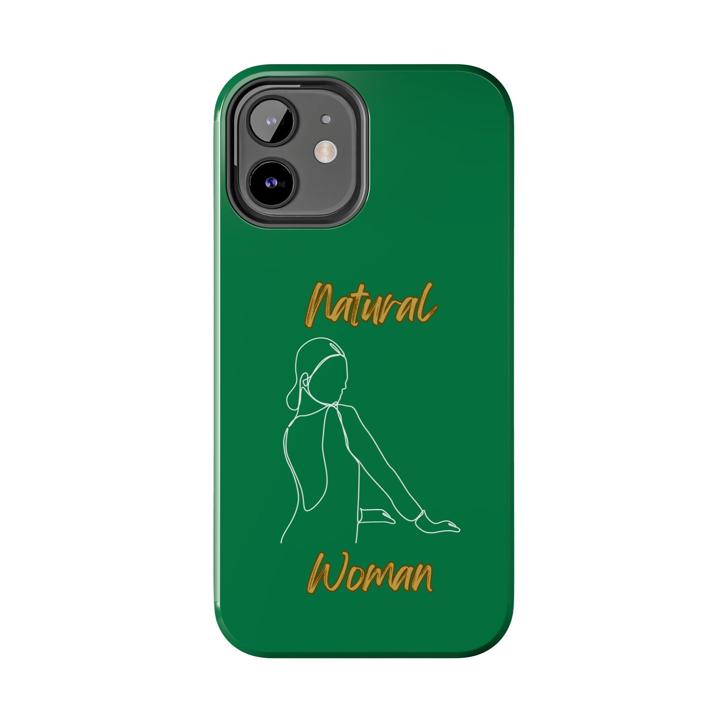 Natural Woman Hands Free (WL)Tough Phone Cases DARK GREEN
