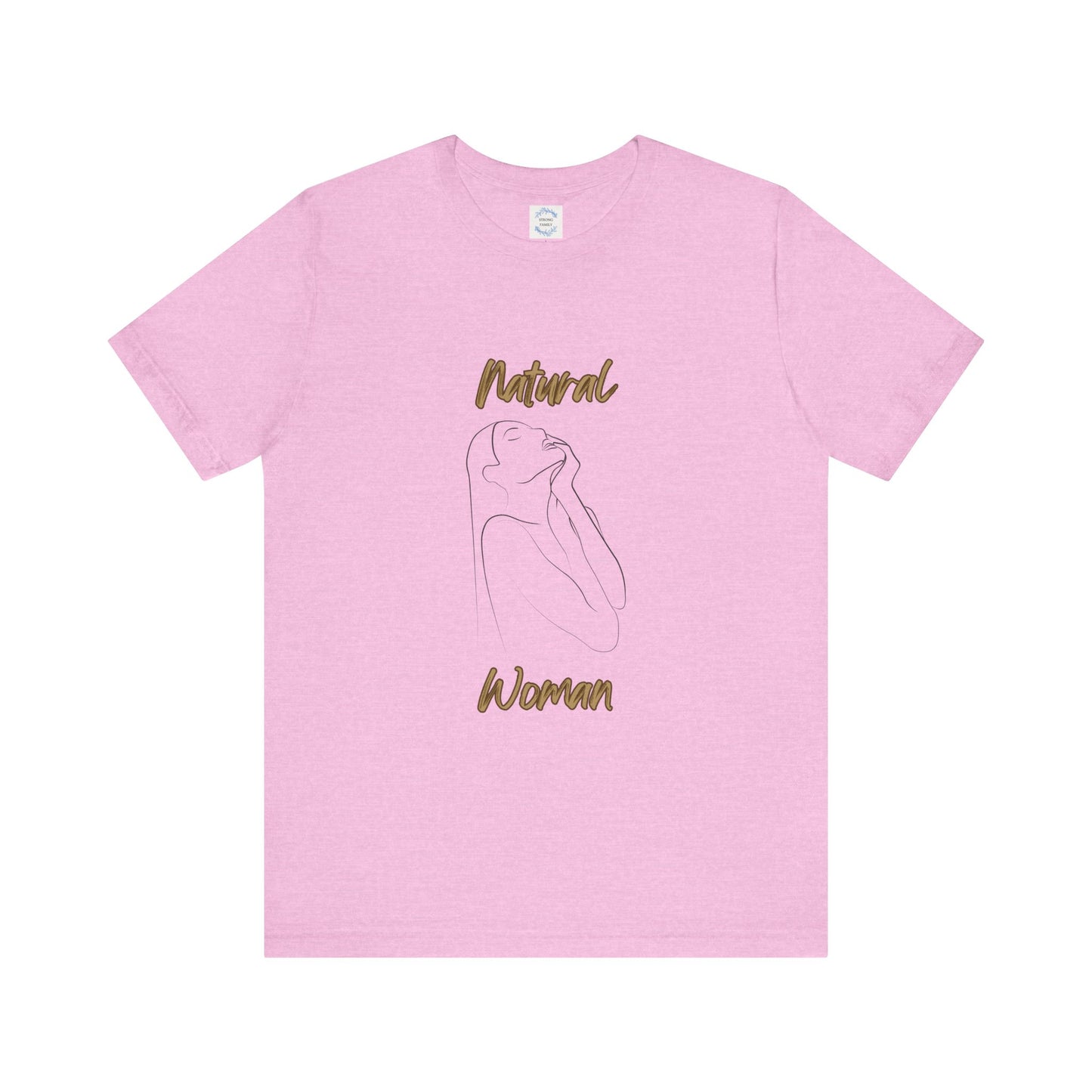 Natural Woman Thank You (BL) Short Sleeve T-Shirt
