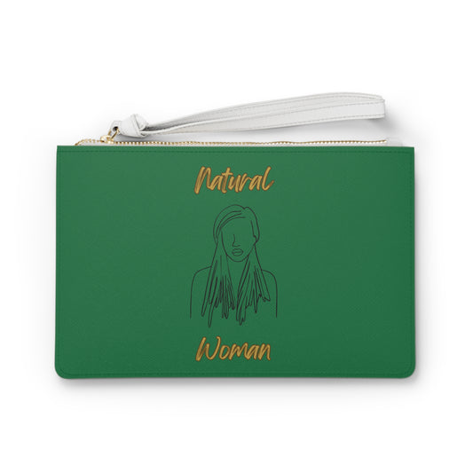 Natural Woman Content (BL) Clutch Bag DARK GREEN