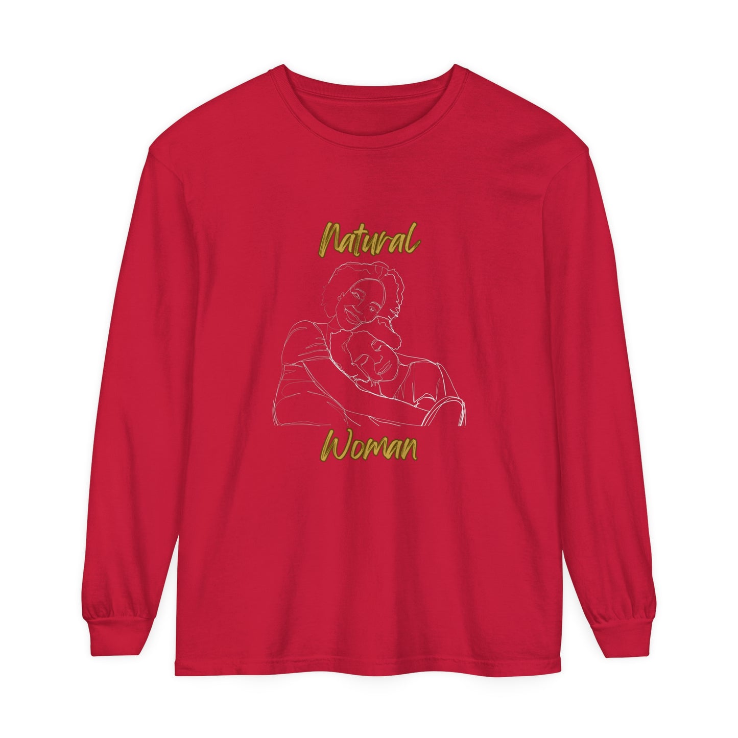 Natural Woman Loving Embrace (WL) Long Sleeve T-Shirt