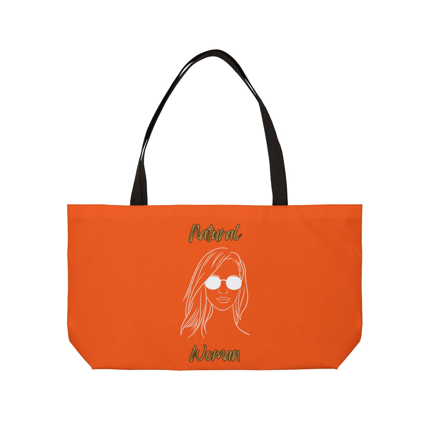 Natural Woman Shades (WL) Weekender Tote Bag ORANGE