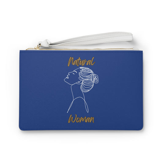 Natural Woman Wet Bun (WL) Clutch Bag DARK BLUE