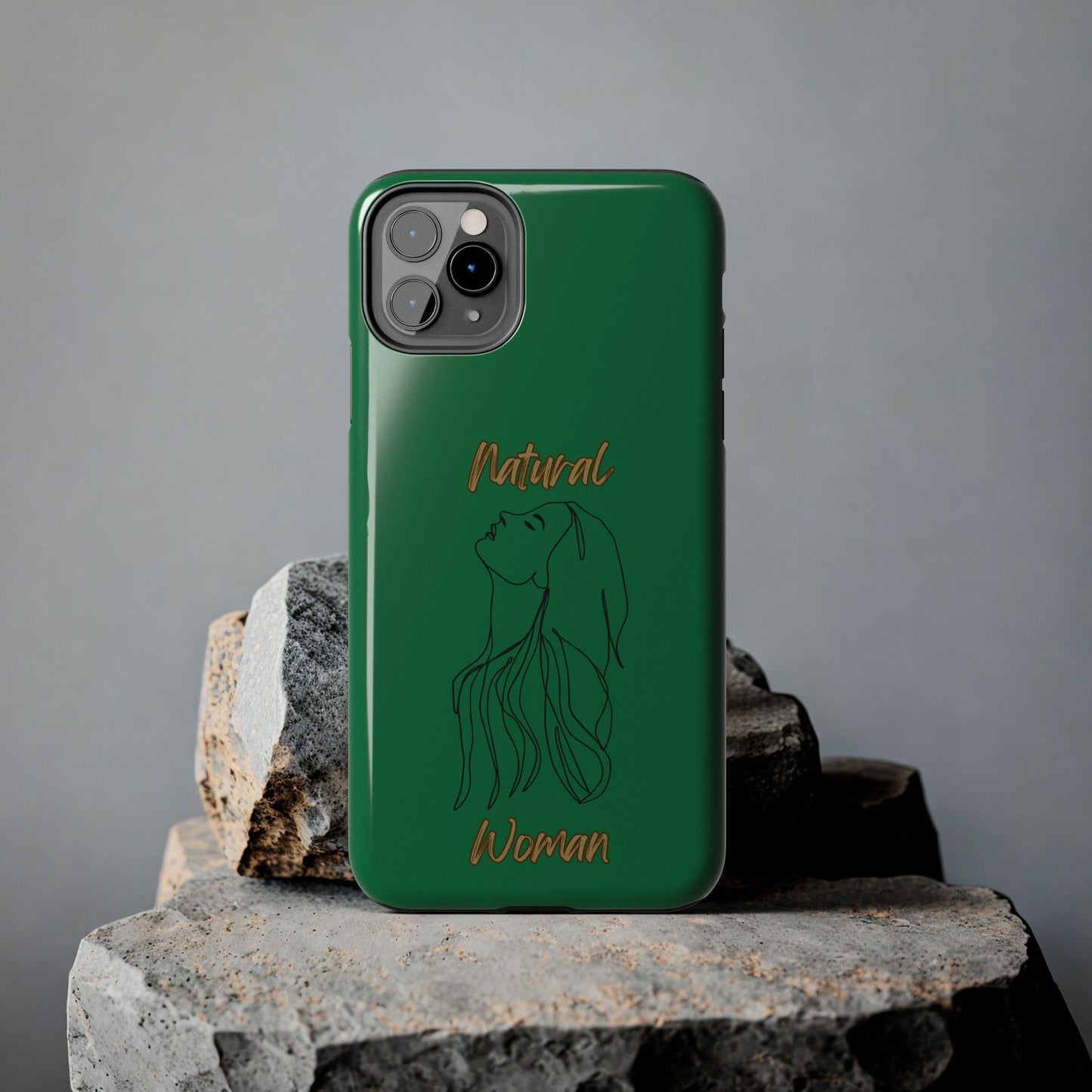 Natural Woman Appreciation (BL) Tough Phone Cases DARK GREEN