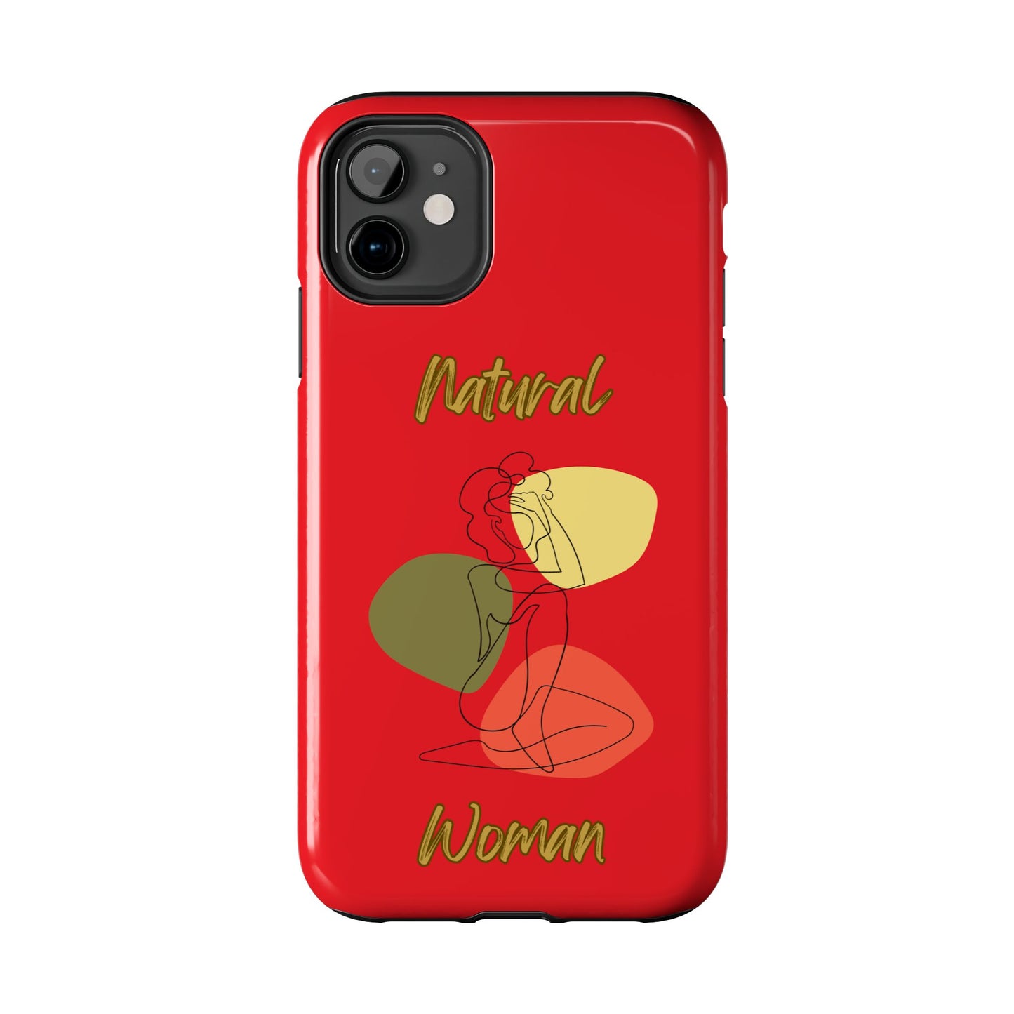 Natural Woman Colorful Pose (BL)Tough Phone Cases RED