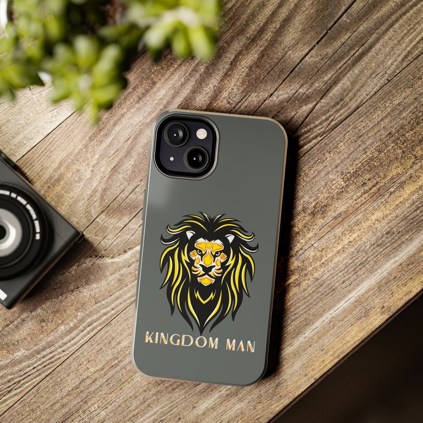 Kingdom Man (White-Gold Label) Tough Phone Case DARK GREY