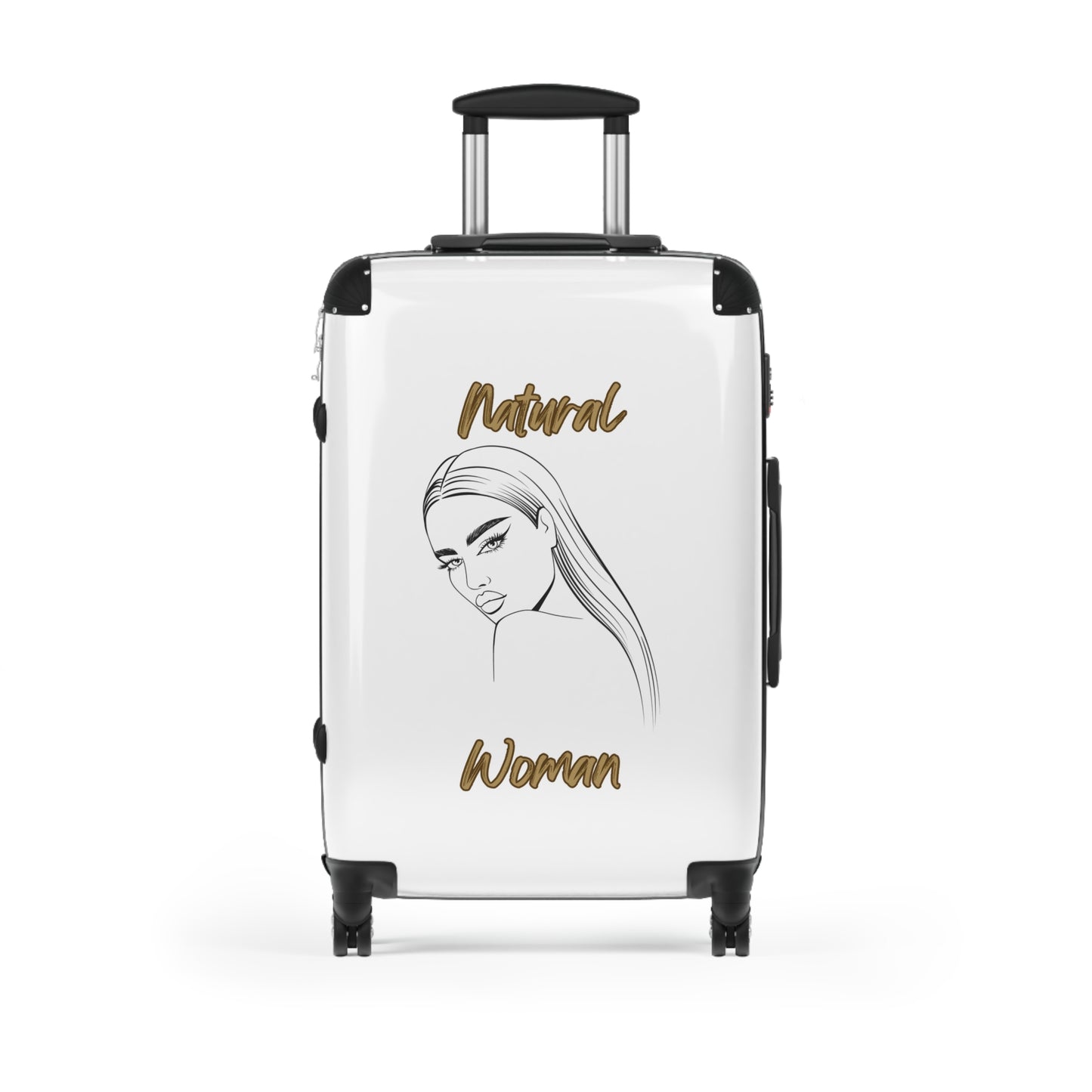 Natural Woman The Stare (BL) Suitcase WHITE