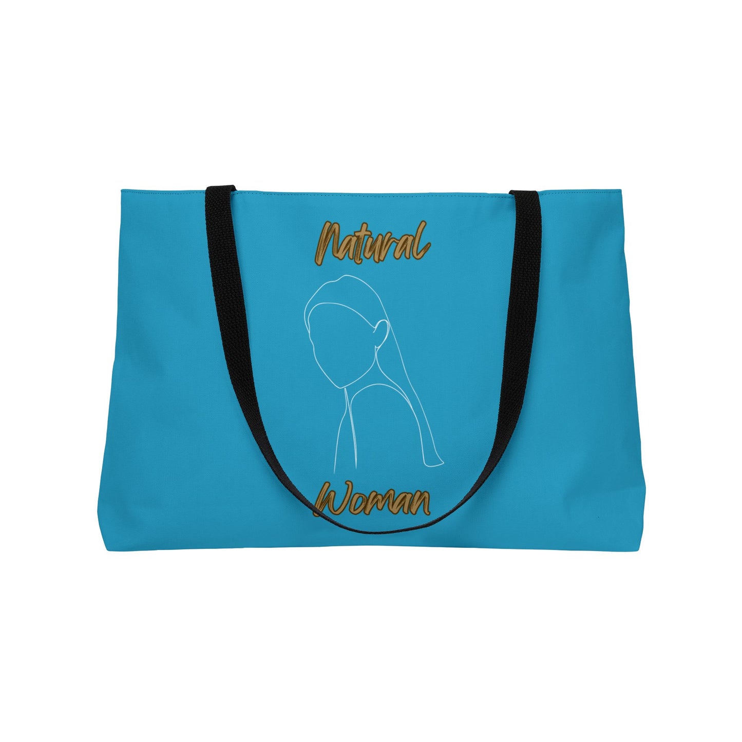 Natural Woman Tilted Look (WL) Weekender Tote Bag TURQUOISE