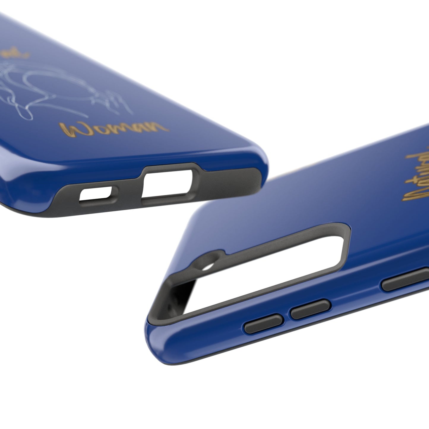 Natural Woman Towel Wrapped (WL)Tough Phone Cases DARK BLUE