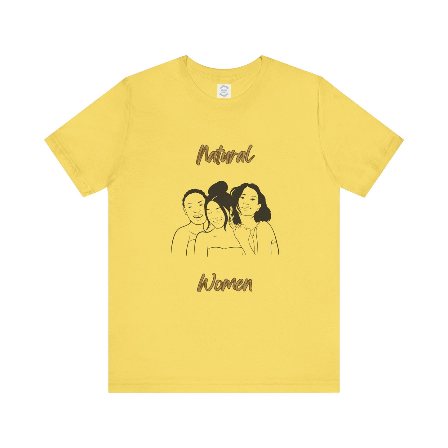 Natural Woman Laughing Friends (BL) Short Sleeve T-Shirt