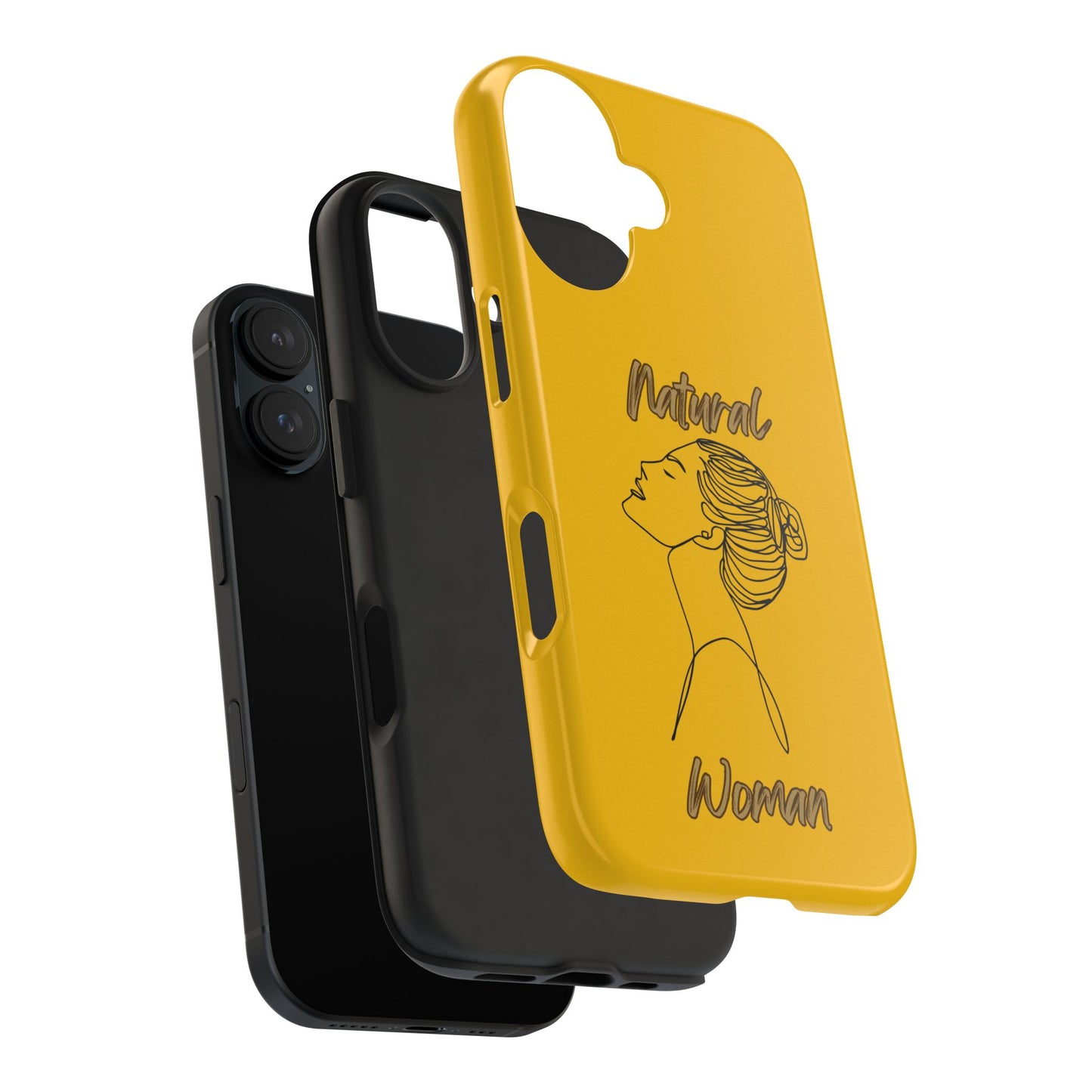 Natural Woman Wet Bun (BL) Tough Phone Cases YELLOW