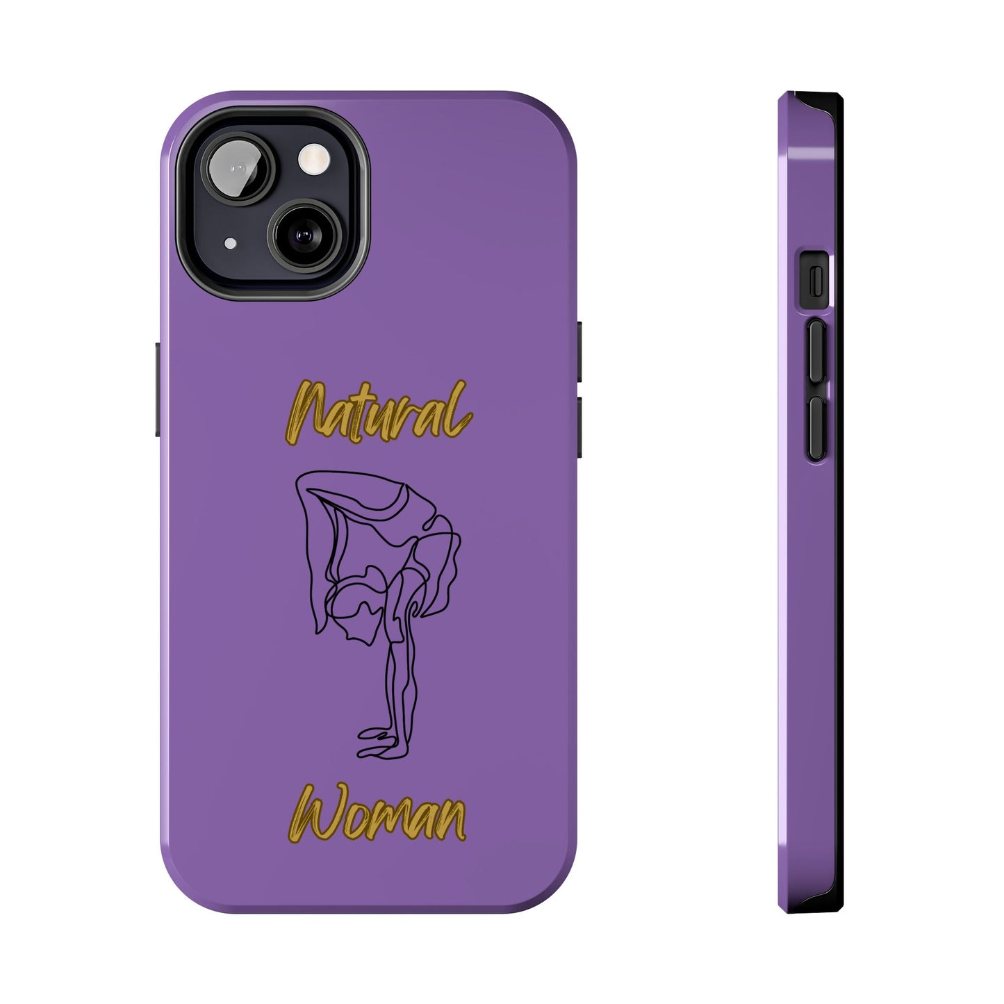 Natural Woman Flexible (BL)Tough Phone Cases LIGHT PURPLE
