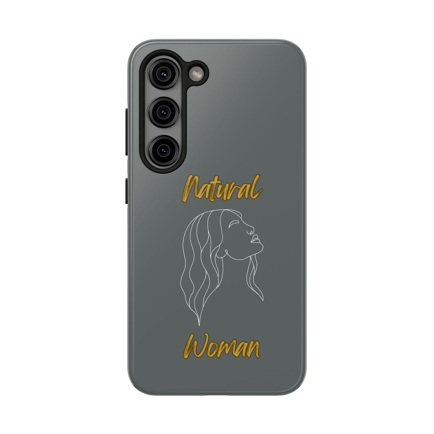 Natural Woman Breeze On Face (WL)Tough Phone Cases DARK GREY
