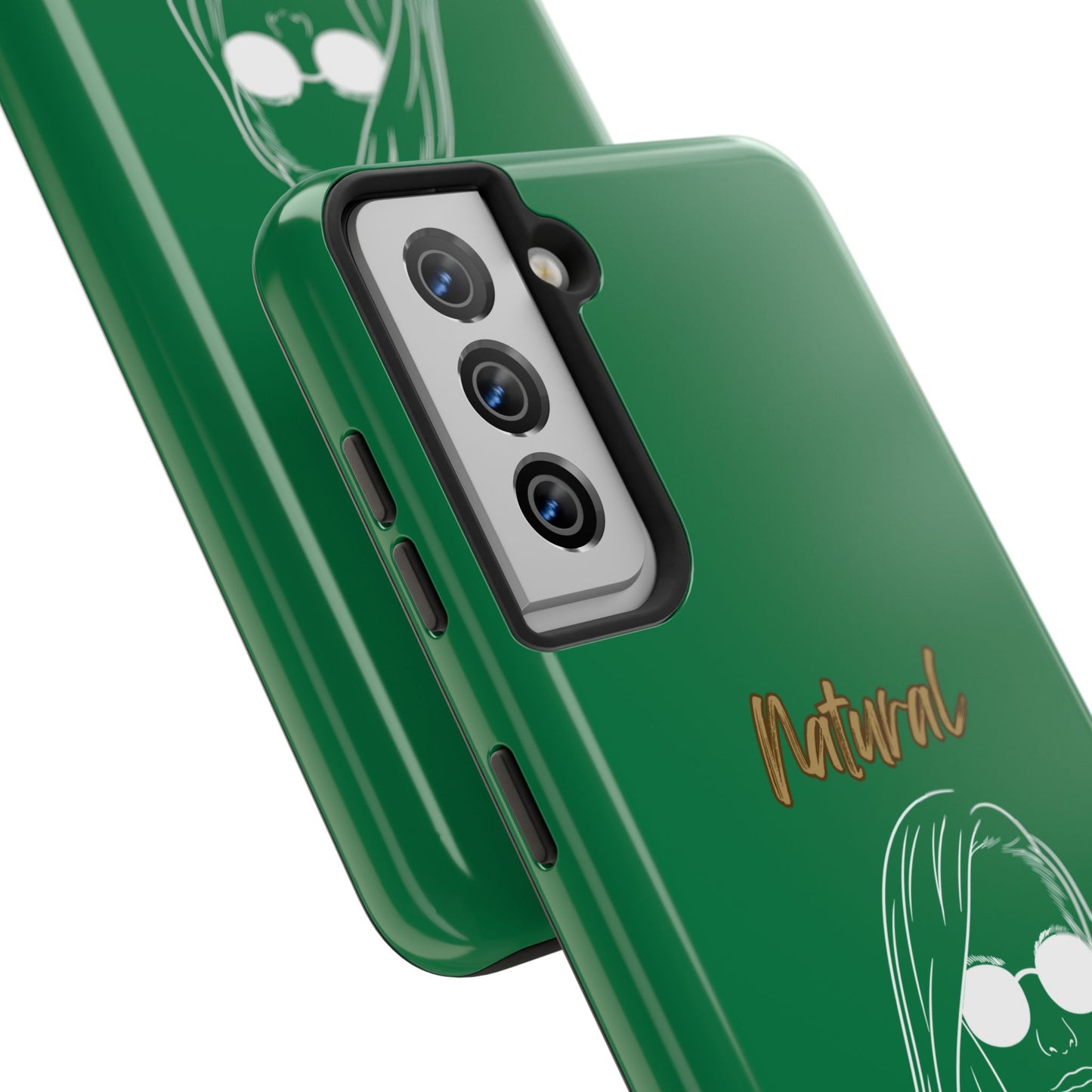 Natural Woman Shades (WL)Tough Phone Cases DARK GREEN