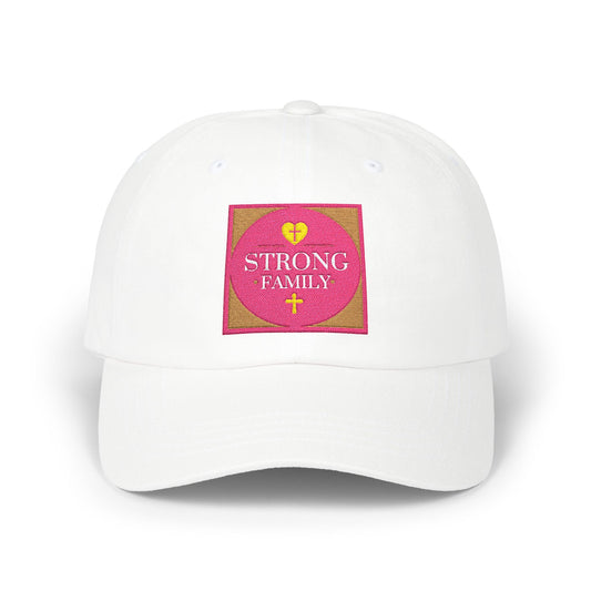 Strong Family Custom Casual Cap - PINK LOGO