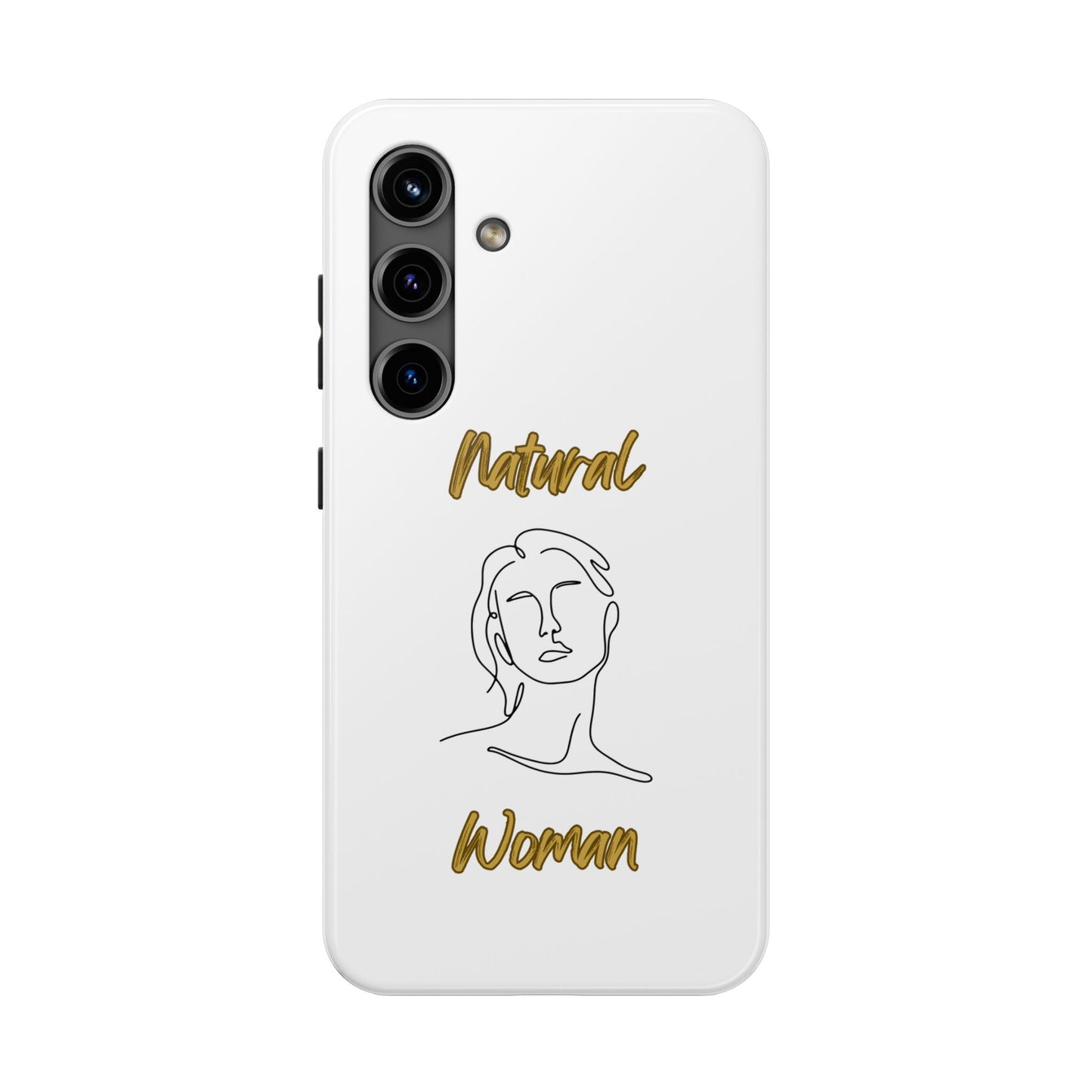 Natural Woman Hello (BL)Tough Phone Cases WHITE