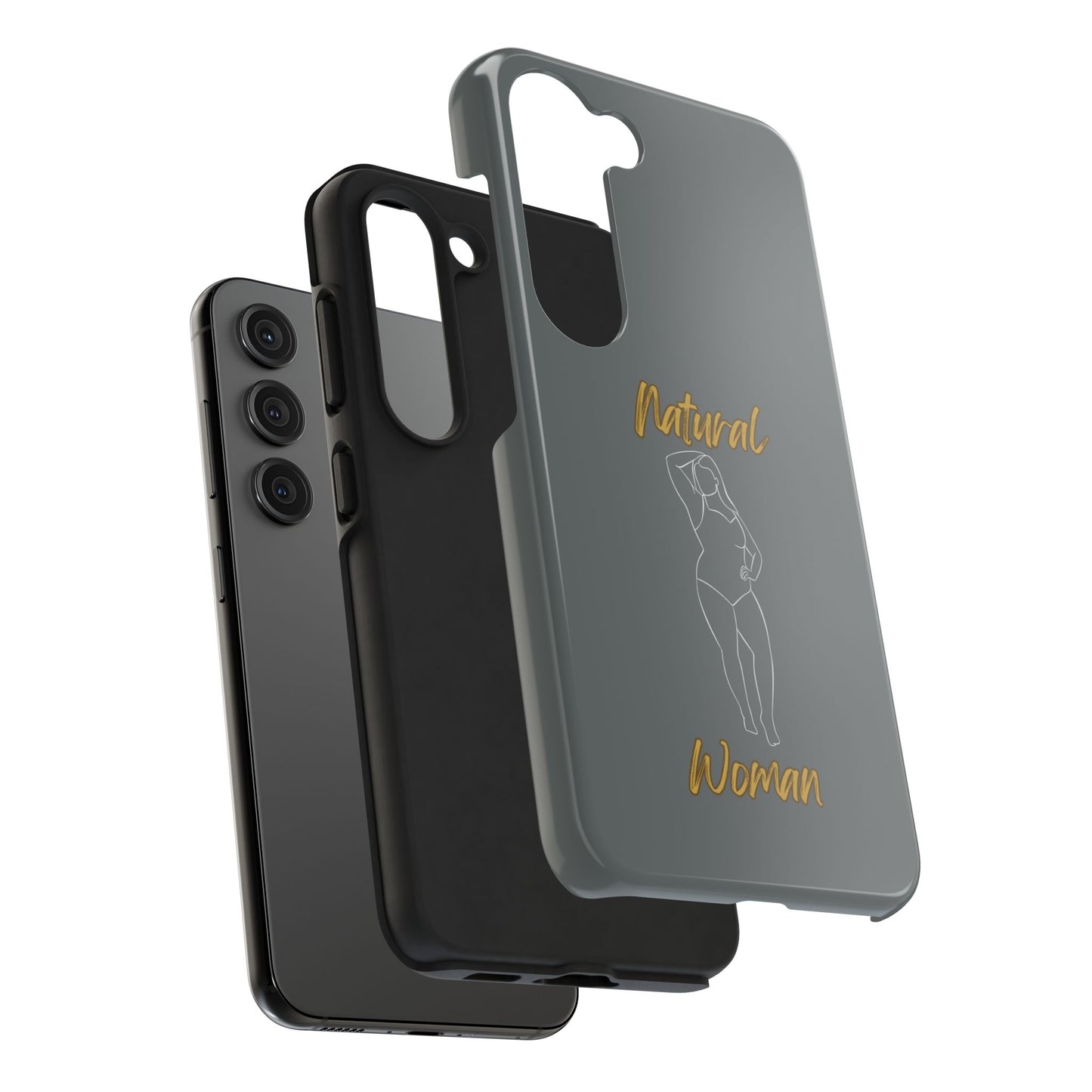 Natural Woman Looking Good (WL)Tough Phone Cases DARK GREY