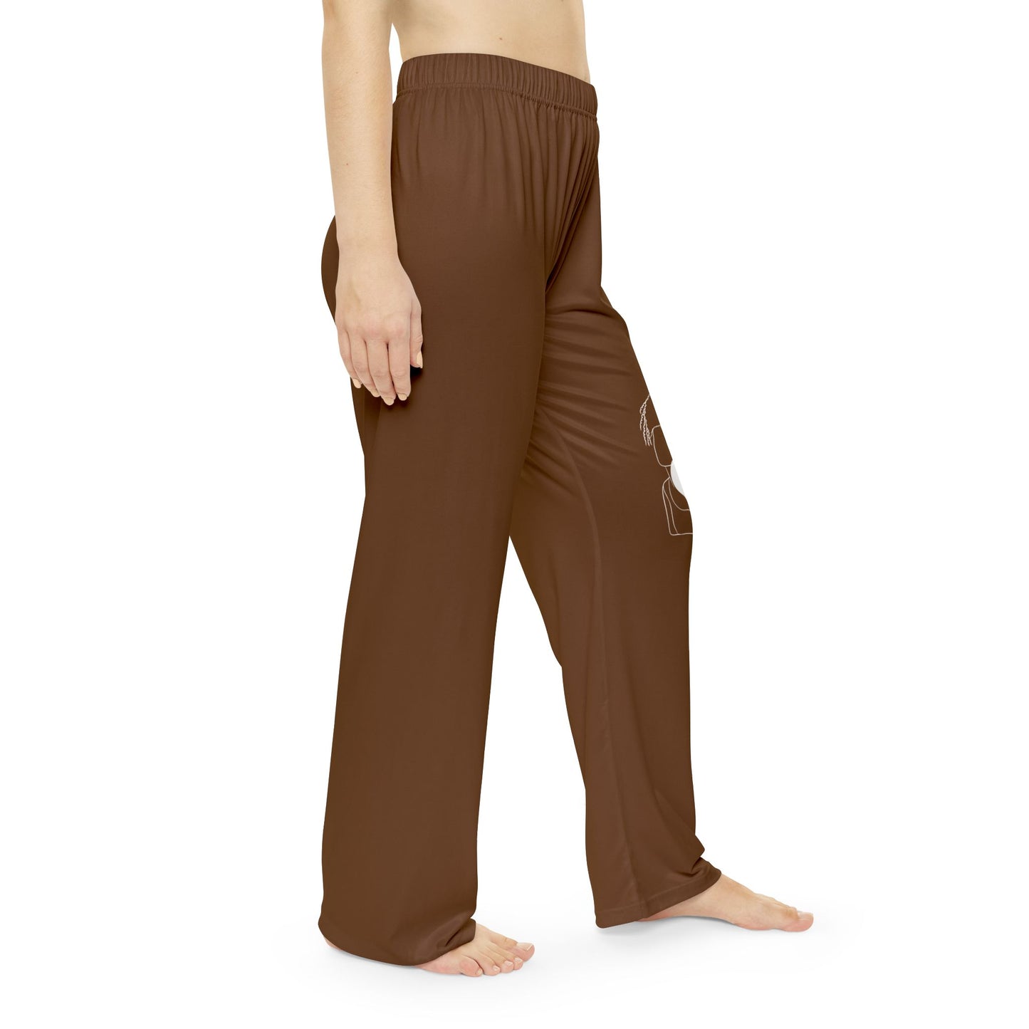 Natural Woman Puff (BL) Women's Pajama Pants BROWN