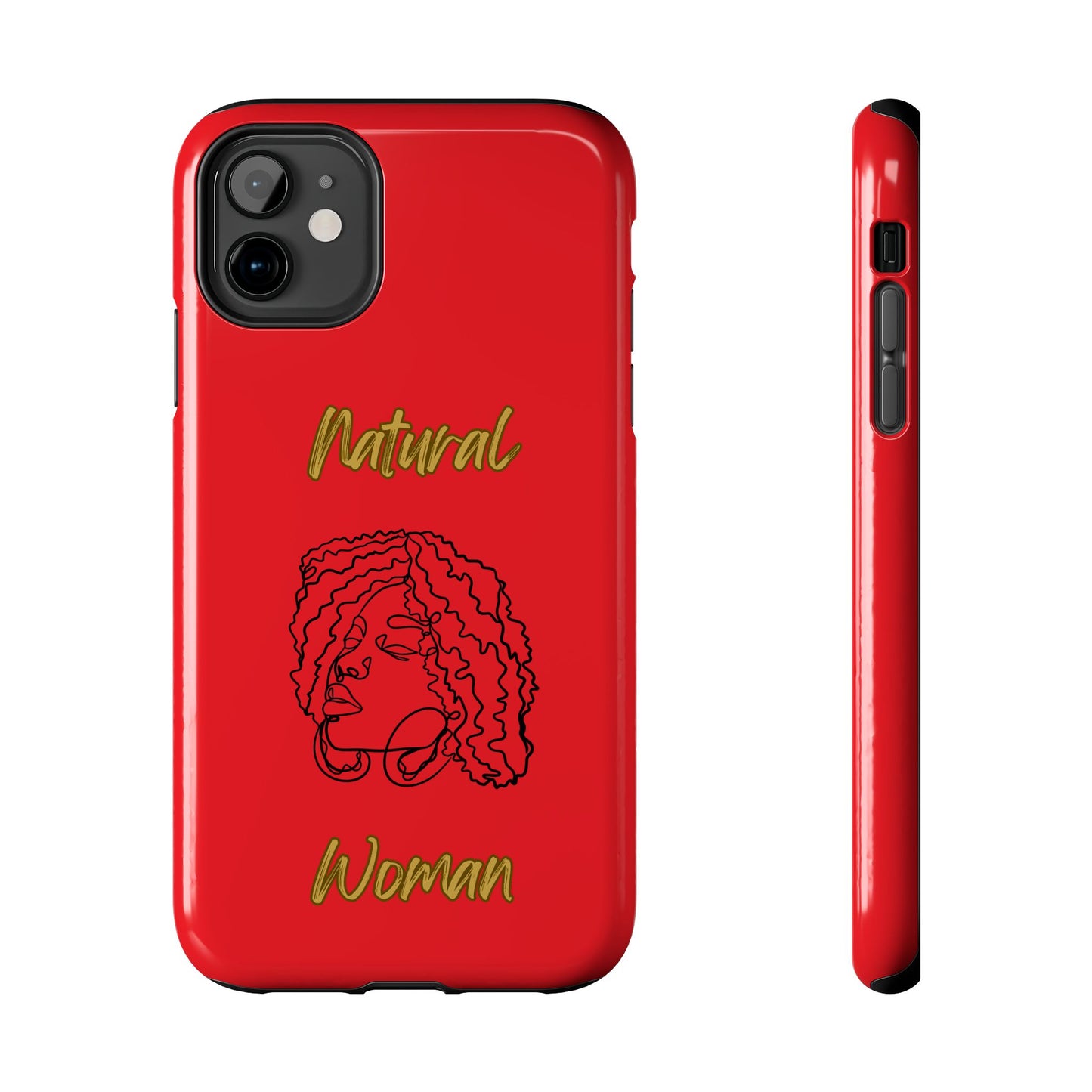 Natural Woman Naturally Me (BL)Tough Phone Cases RED
