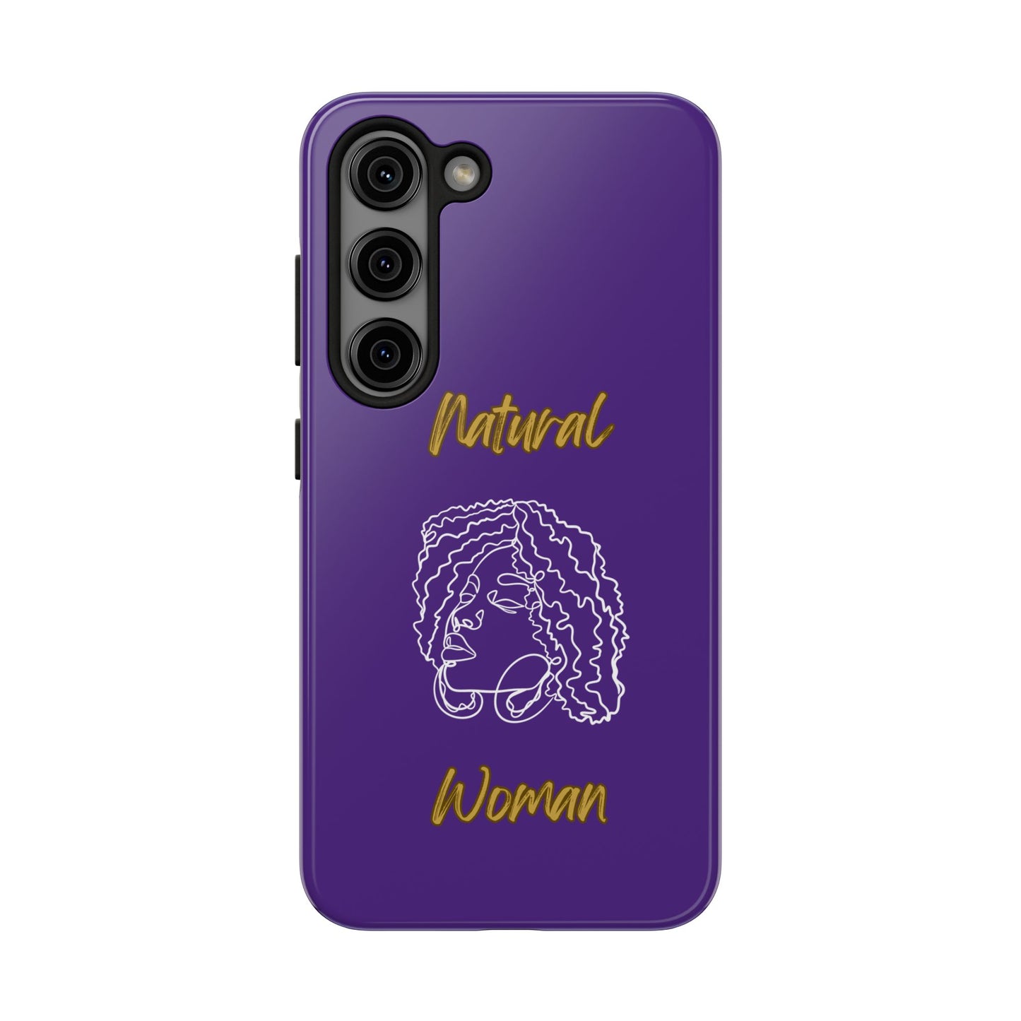 Natural Woman Naturally Me (WL)Tough Phone Cases PURPLE