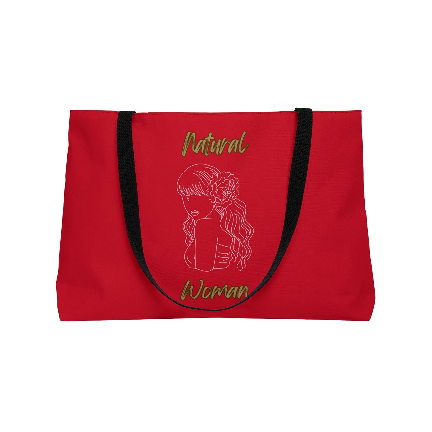 Natural Woman Newness (WL) Weekender Tote Bag DARK RED