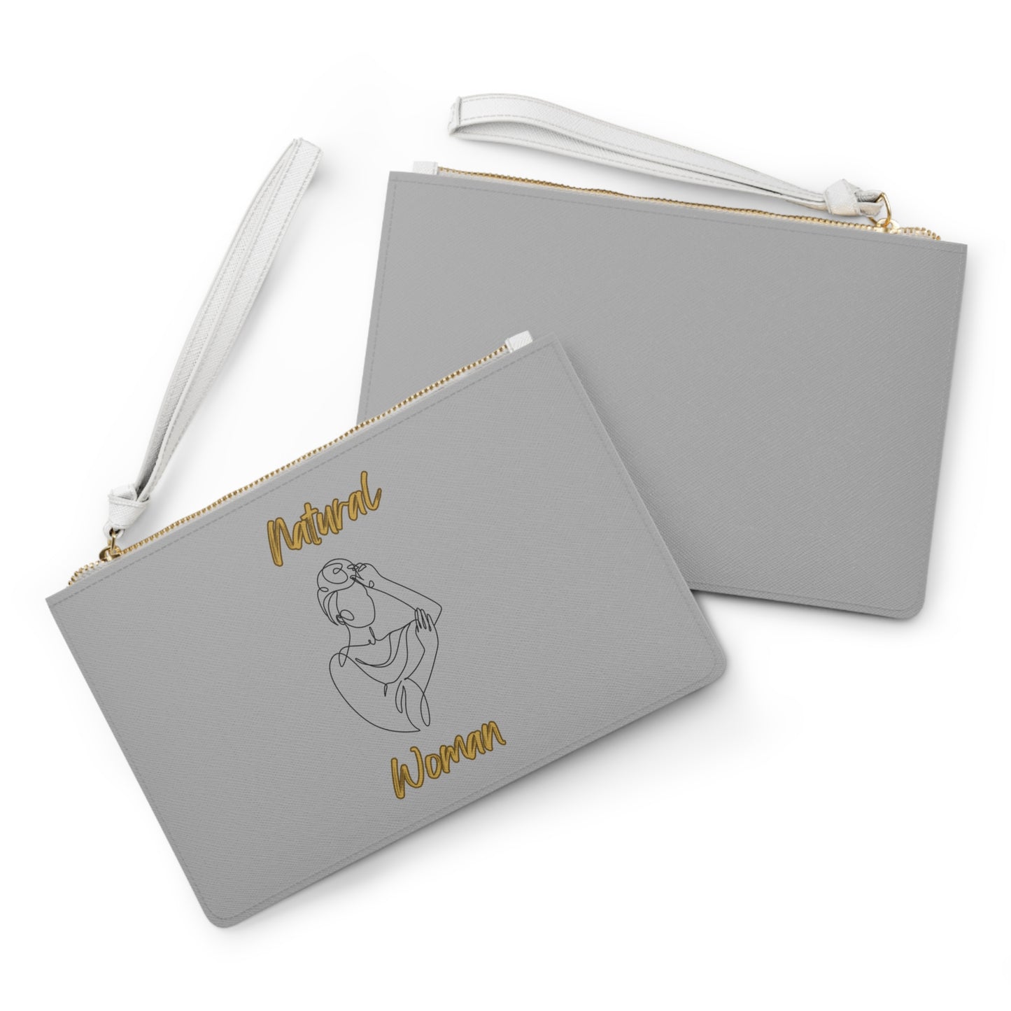 Natural Woman Style (BL) Clutch Bag LIGHT GREY