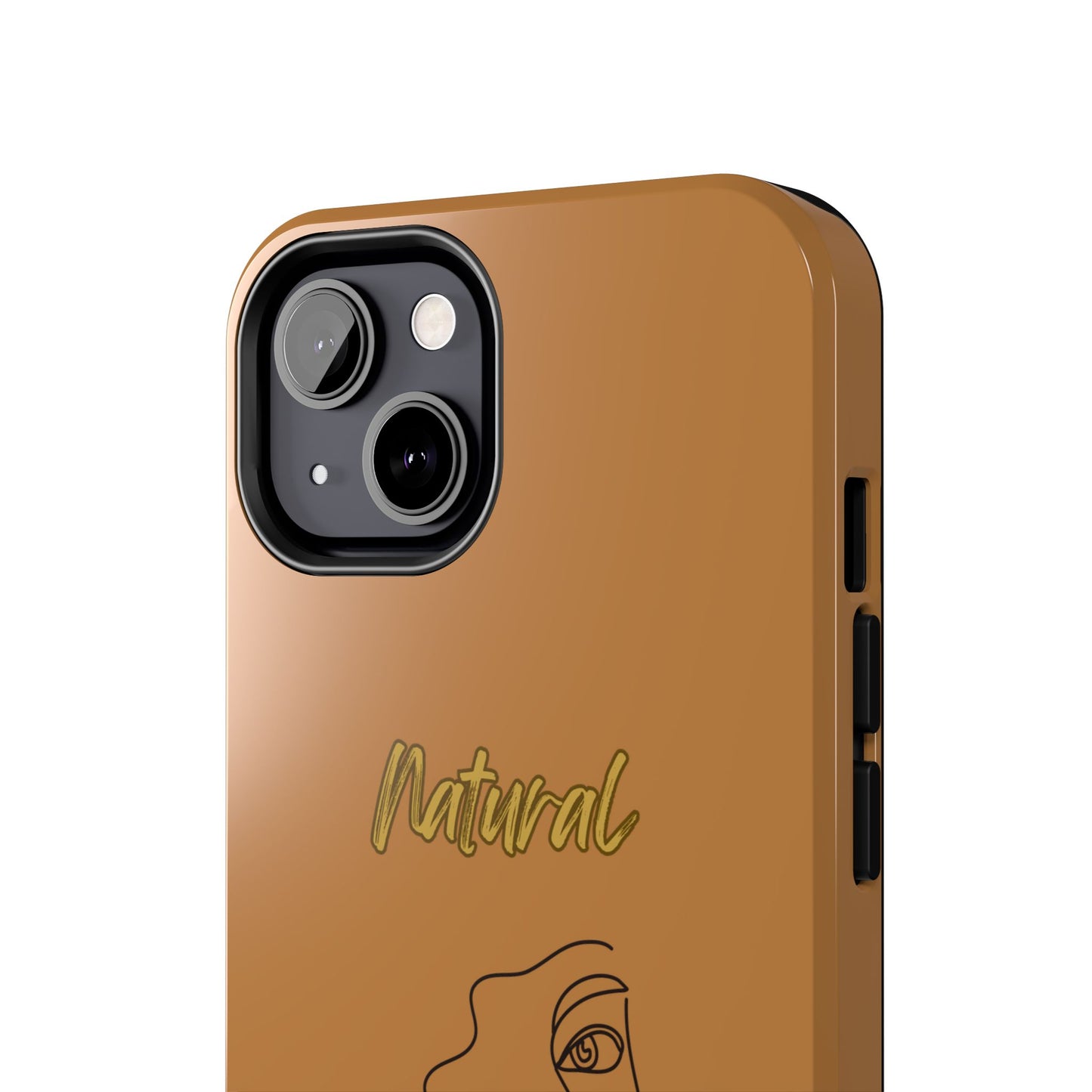 Natural Woman Peekaboo (BL)Tough Phone Cases LIGHT BROWN