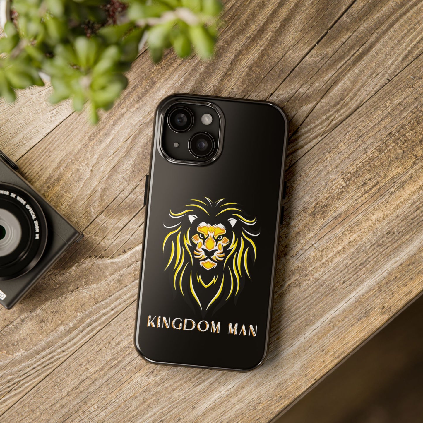 Kingdom Man (White-Gold Label) Tough Phone Case BLACK