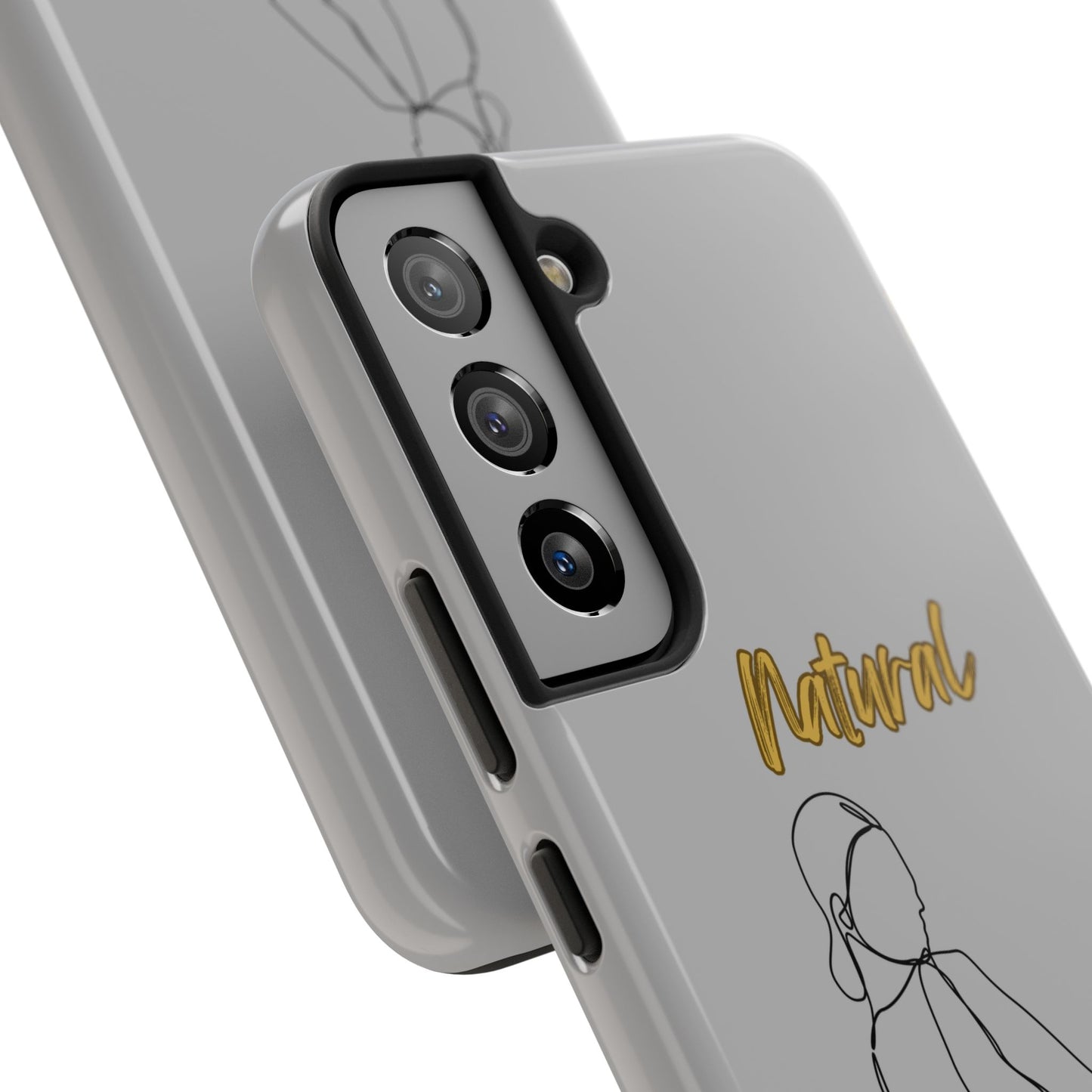 Natural Woman Hands Free (BL)Tough Phone Cases LIGHT GREY