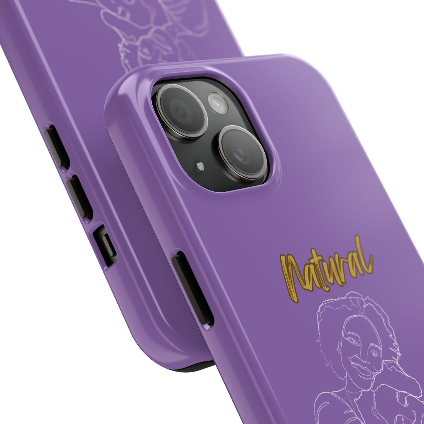 Natural Woman Loving Embrace (WL)Tough Phone Cases LIGHT PURPLE