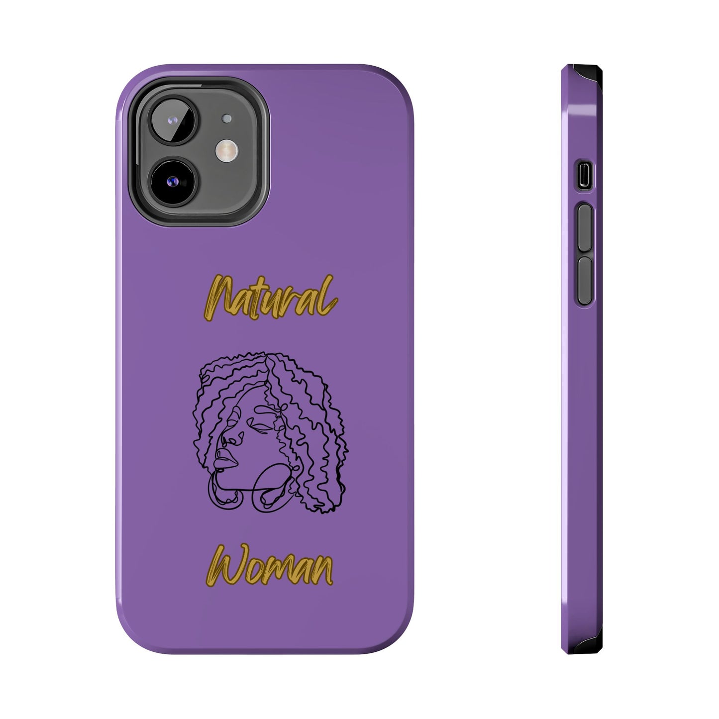 Natural Woman Naturally Me (BL)Tough Phone Cases LIGHT PURPLE