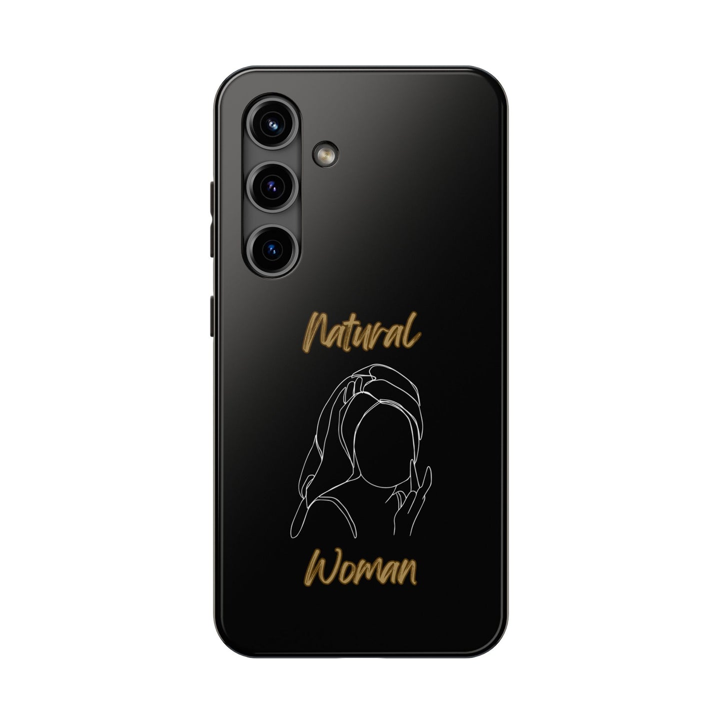 Natural Woman Towel Wrapped (WL)Tough Phone Cases BLACK