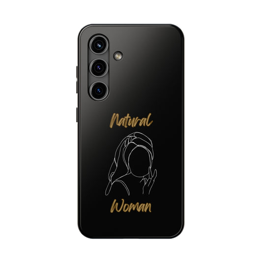 Natural Woman Towel Wrapped (WL)Tough Phone Cases BLACK