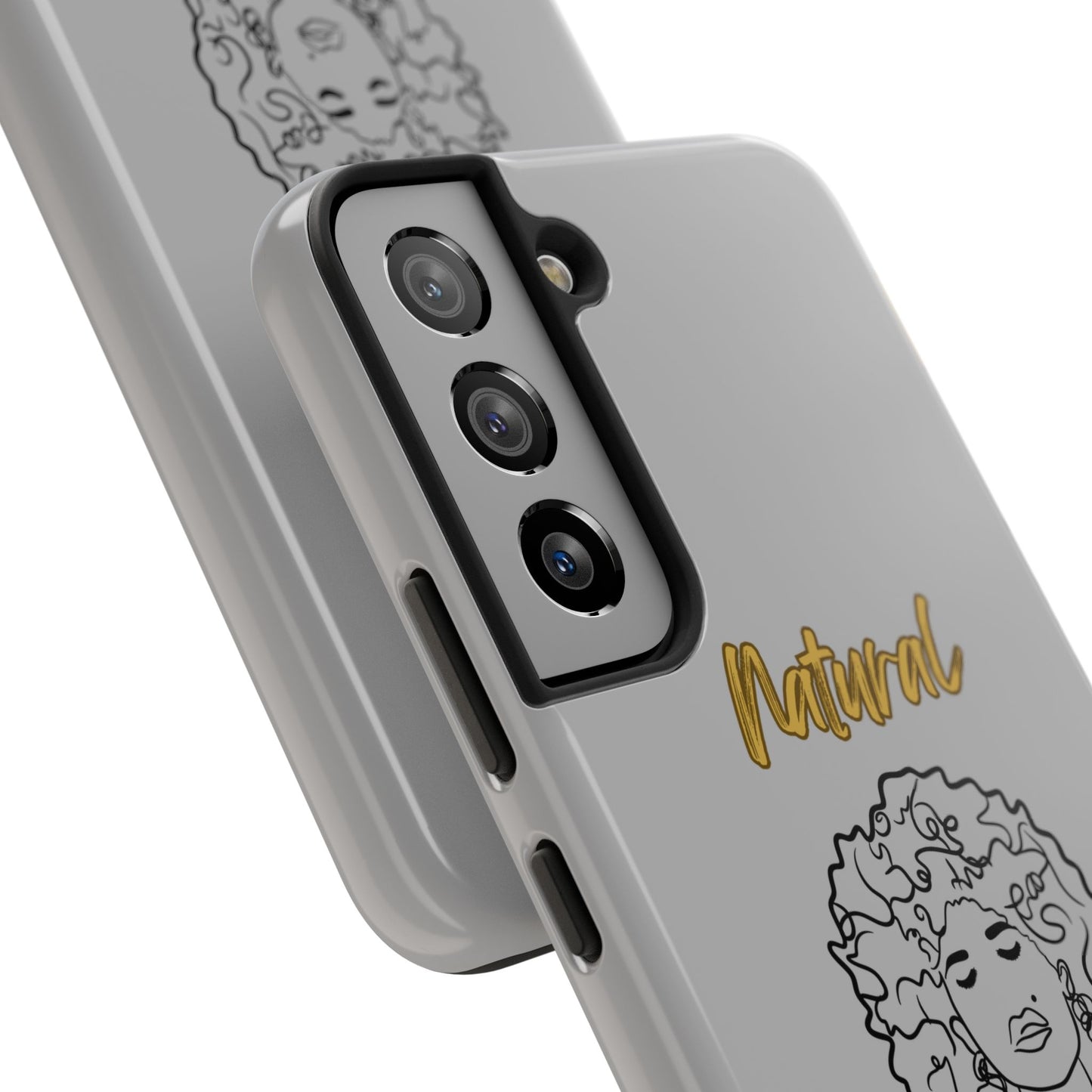 Natural Woman All About Me (BL)Tough Phone Cases LIGHT GREY