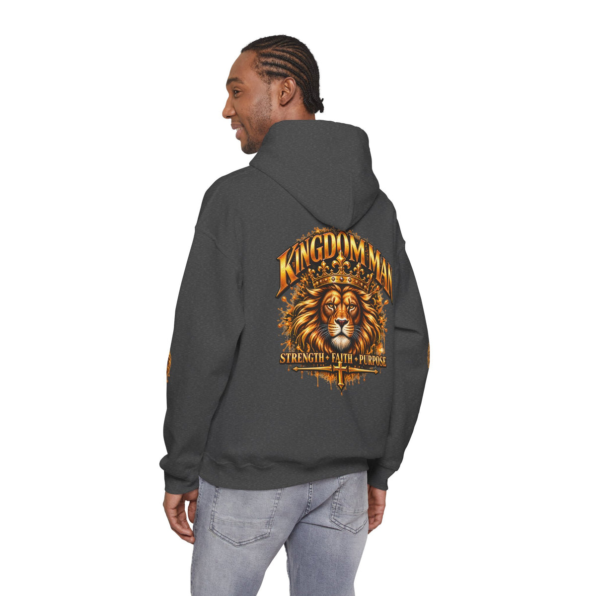 KINGDOM MAN™ Crowned Lion Hoodie