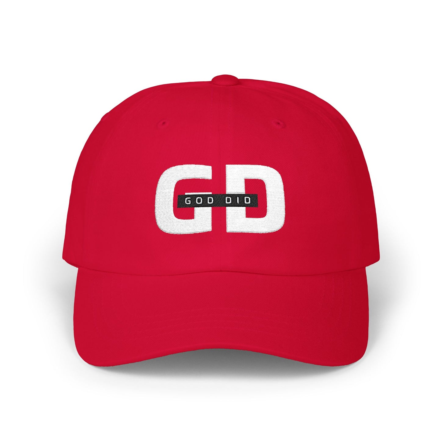 "GOD DID" (WL) Custom Embroidered Casual Cap