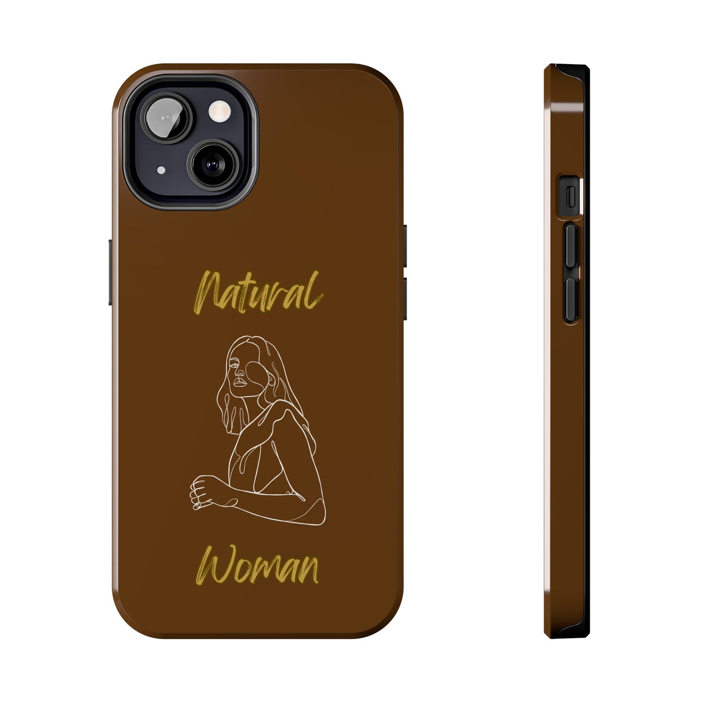 Natural Woman Care Free (WL)Tough Phone Cases BROWN