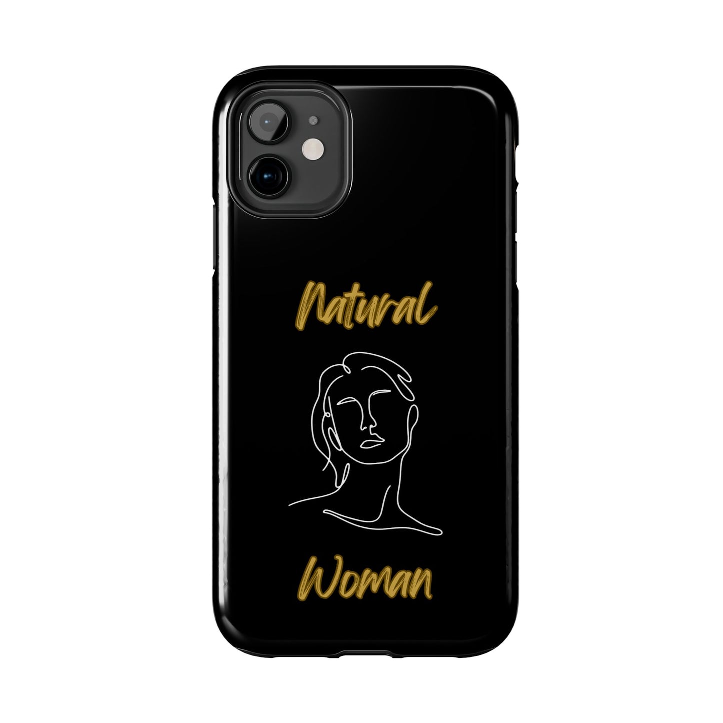 Natural Woman Hello (WL)Tough Phone Cases BLACK