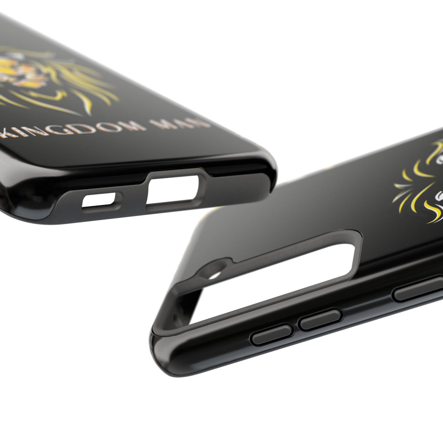 Kingdom Man (White-Gold Label) Tough Phone Case BLACK