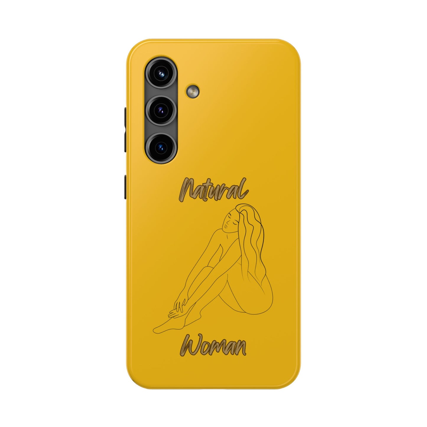 Natural Woman Beauty (BL) Tough Phone Cases YELLOW