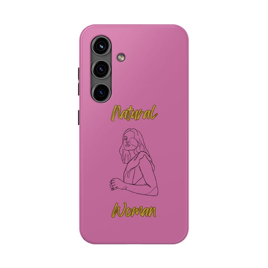 Natural Woman Care Free (BL)Tough Phone Cases LIGHT PINK